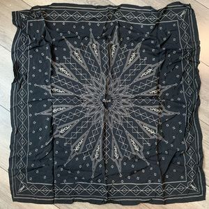 Chloé Black Silk Scarf